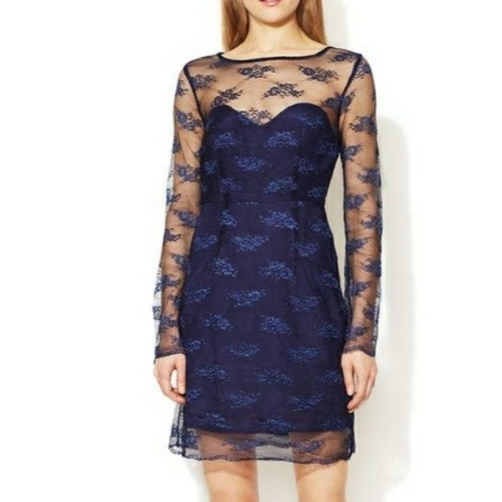 NEW CANDELA LULU LACE LONG SLEEVES DRESS